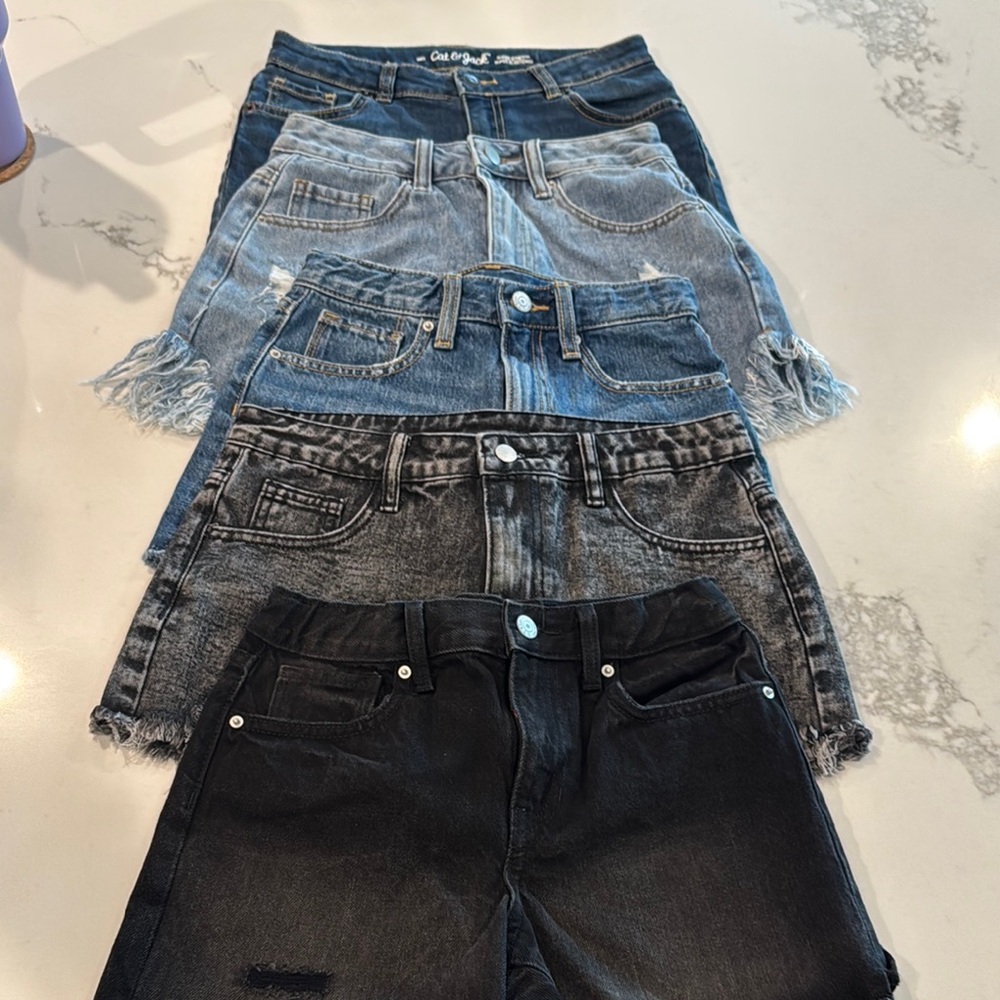JEAN SHORTS BUNDLE OF 5